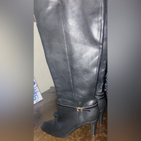 Express Black Knee High Ladies Fashion Dress Boots, Size 10 - Picture 2 of 7